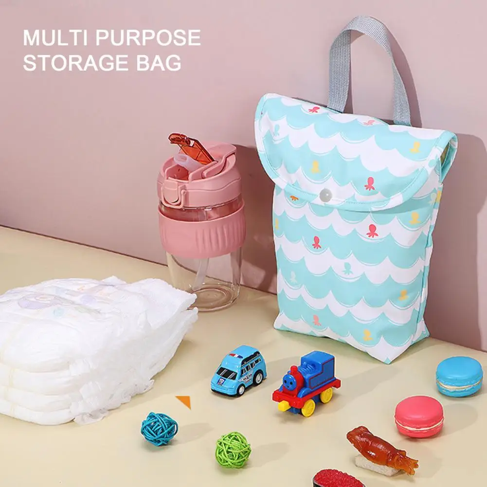 

Hot！Diaper Bag Large Capacity Delicate Printing Waterproof Multifunctional Baby Diaper Cartoon Organizer for Travel