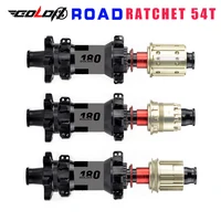 GOLDIX R180 6 Bolt thru axle 24/28 Hole Ratchet 54T Road Gravel Bike Compatible Part DT350240 for SHIMANO SRAM 10-12 Speed Hubs