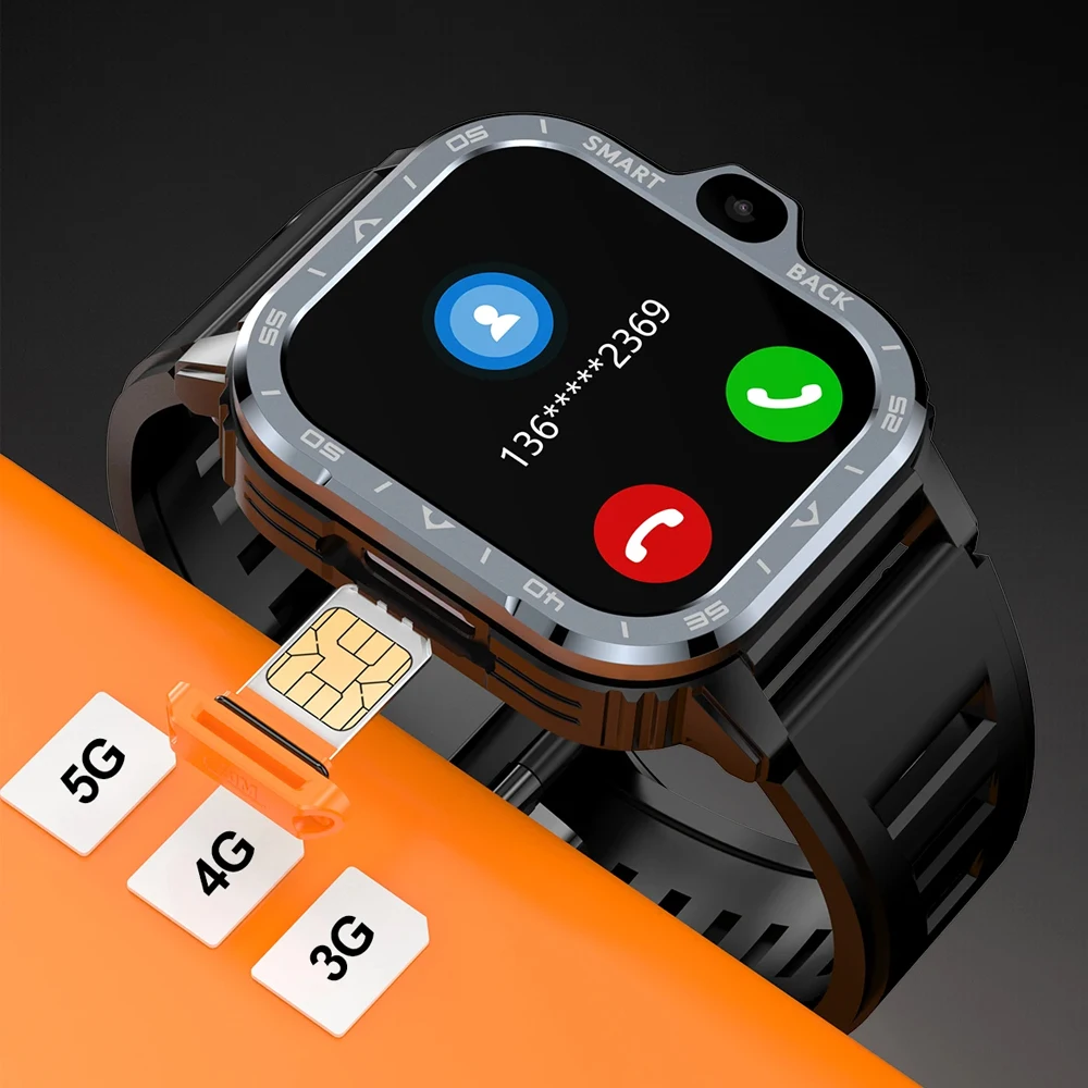 Смарт-часы Pgd 4g Lte для Мужчин С Gps Wi-fi Dual Sim Nfc Трекер Сердечного ритма Памятью 16/64 Гб