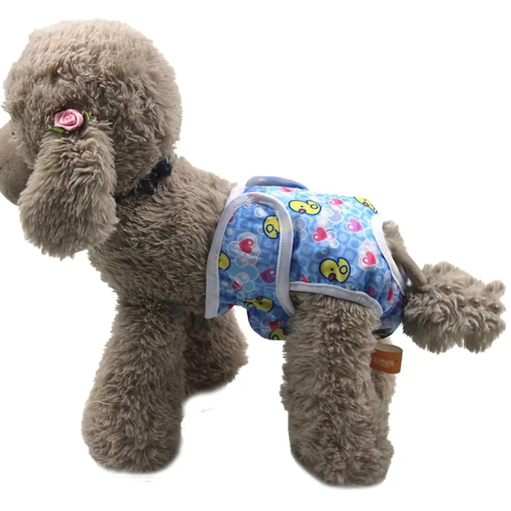 

Dog Cartoon Puppy Shorts Nappy Doggy Panty Pet Supplies Sanitary Physiological Pant Diapers Dog Panties Pet Briefs