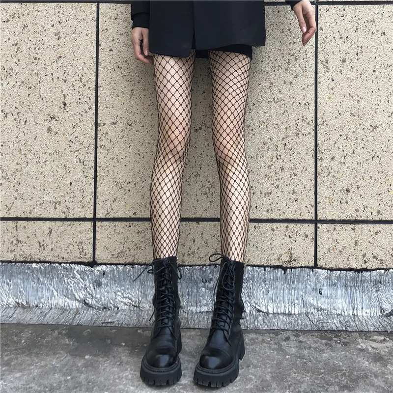 

Explosive Women's Ultra-thin Black Fishnet Stockings Stockings Sexy Net Red Sunscreen Stockings Popular Casual Travel