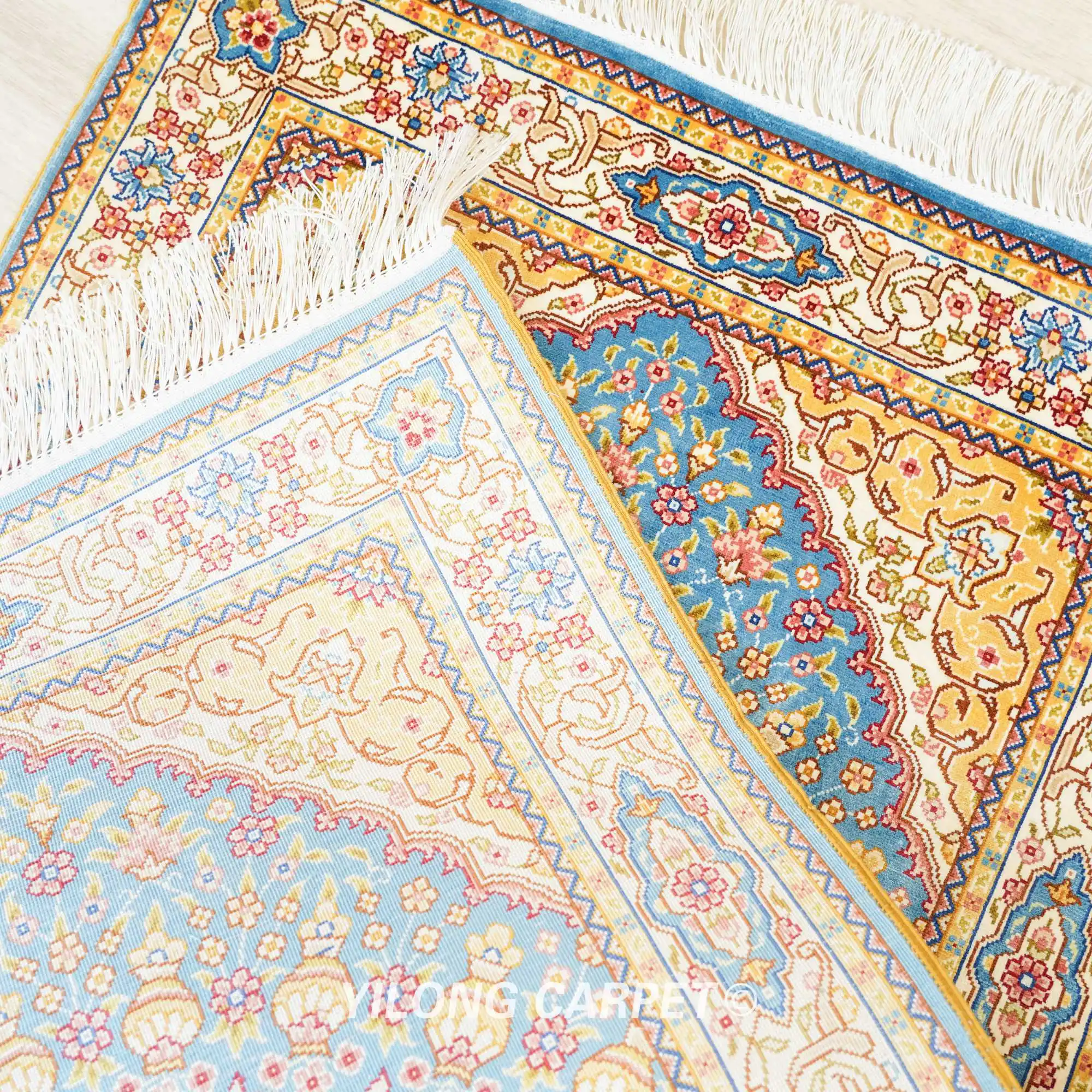 61x91 см персидский ковер галерея новый дизайн ручной вязки шелк (ZQG359A) | Дом и сад