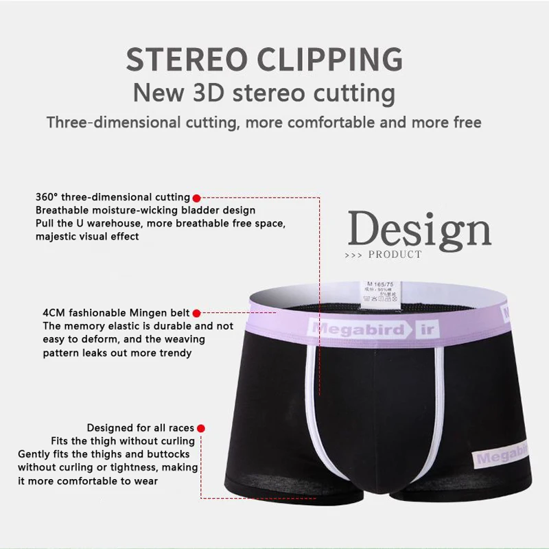 2023 New Men's Panties Underwear Men Men's Boxer Briefs Men's Boxers Men Underpants Soft Cotton Breathable Set Free Shipping