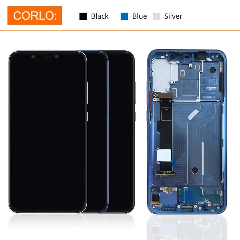 

Top 6.21'' Surper AMOLED Display For Xiaomi Mi 8 Mi8 LCD Touch Screen Replacement Digitizer Assembly For Mi 8 M1803E1A