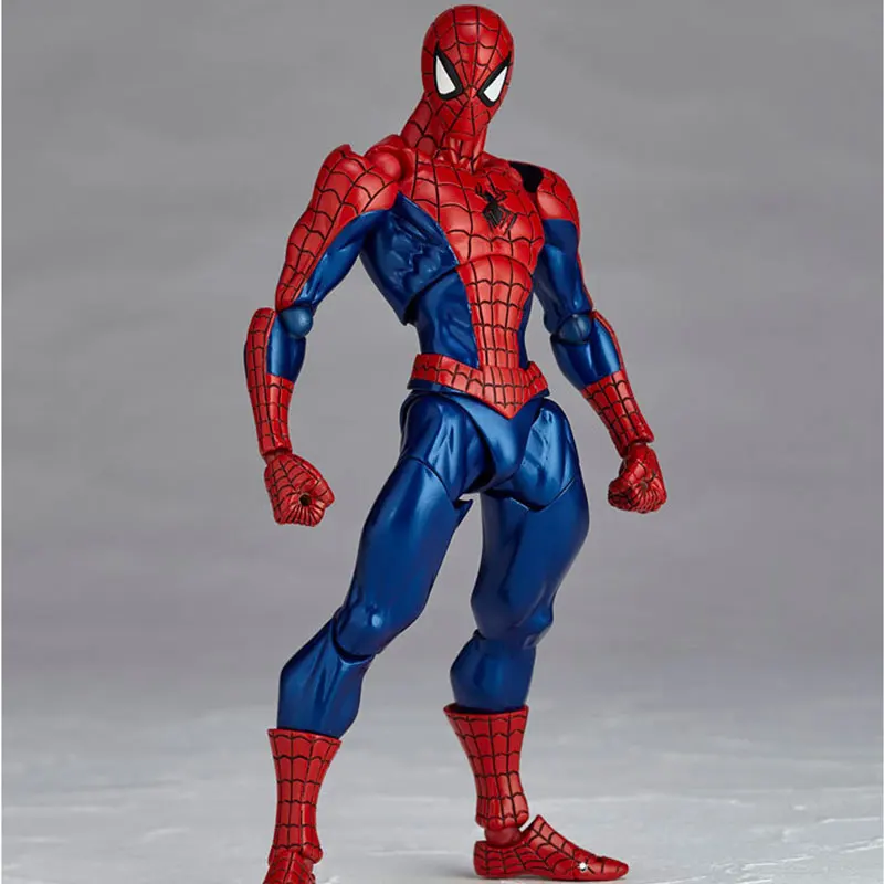 

Фигурка Человека-паука Marvel, Питер Паркер, 16 см, экшн-фигурка револьтеч, удивительные фигурки Ямагучи, Человек-паук, коллекция 2,0, модель, подар
