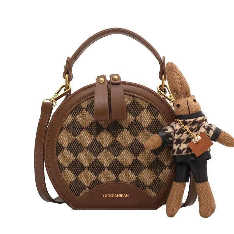 Мода Ins2024 Новые сумки на одно плечо Женские в стиле вестерн Sle Простой