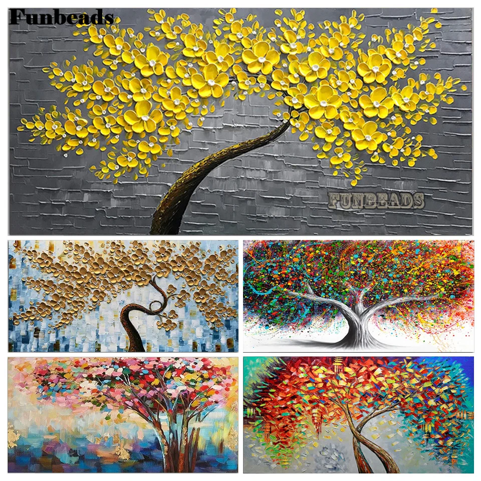 

Древо жизни Густава Климта скандинавский пейзаж полноразмерная алмазная живопись наборы для вышивки крестиком абстрактное цветное дерево...