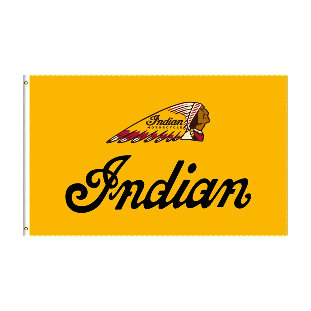 

3x5 Ft INDIANS club Flag Polyester Printed Racing Motocrycle Banner For Decor ft flag banner