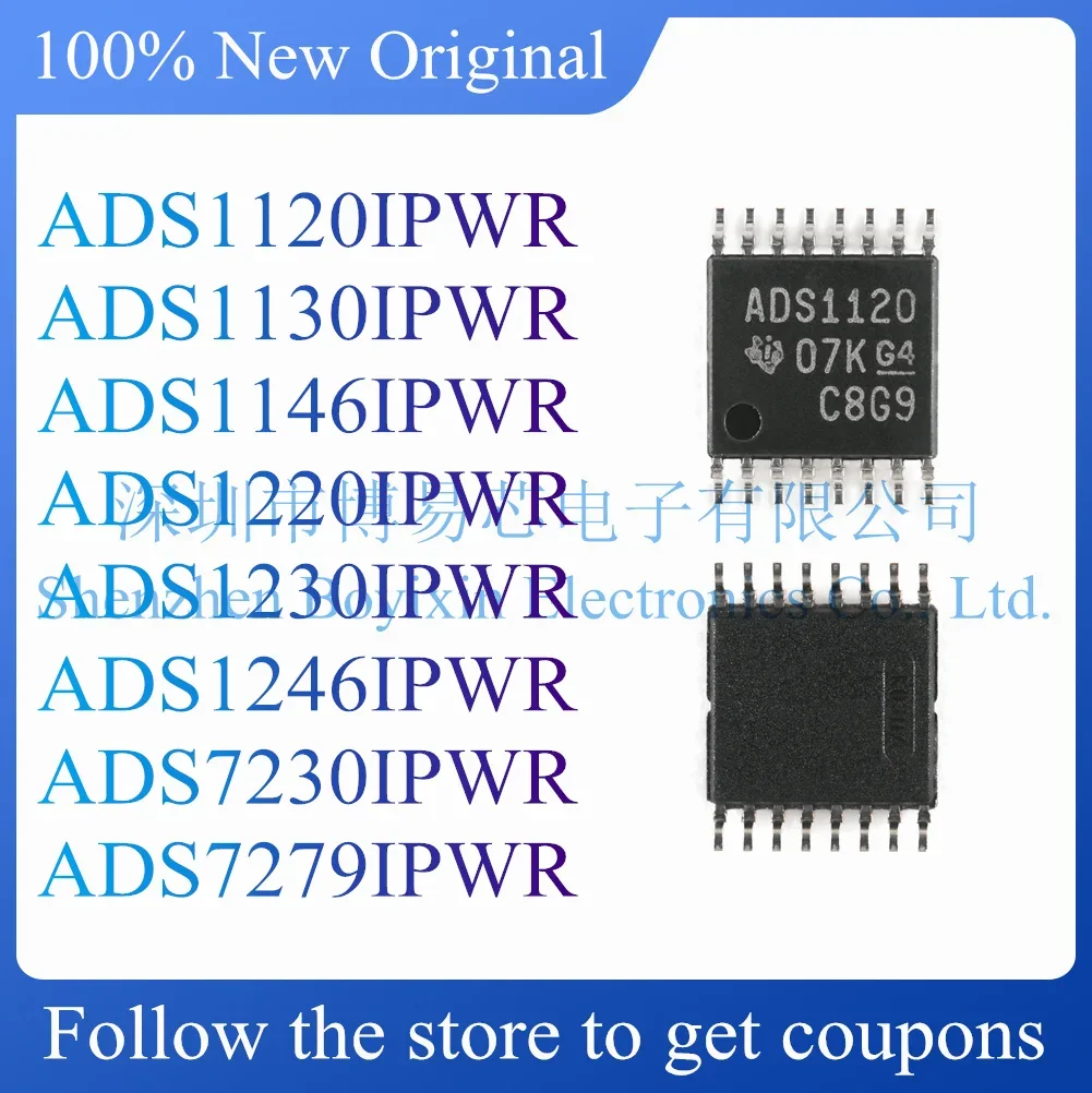 ADS1120IPWR ADS1130IPWR ADS1146IPWR ADS1220IPWR ADS1230IPWR ADS1246IPWR ADS7230IPWR ADS7279IPWR