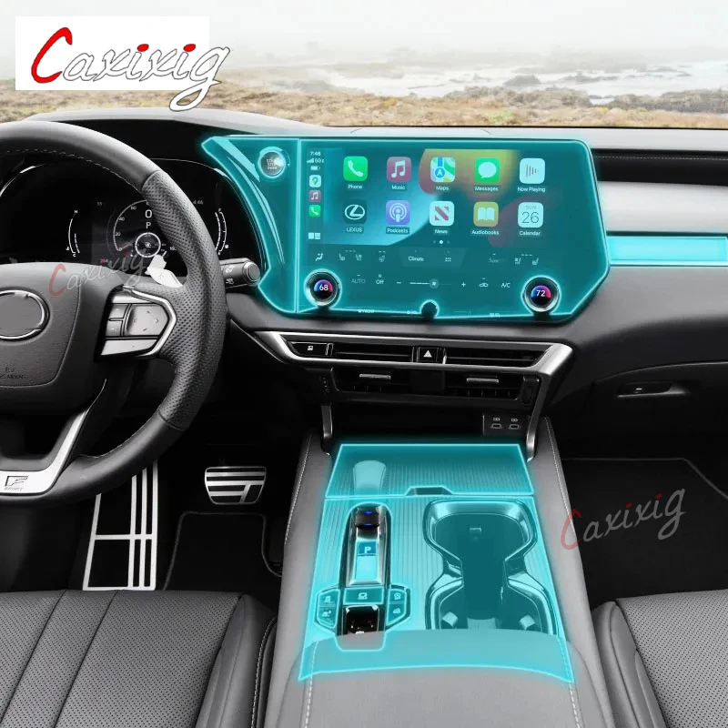 Прозрачная защитная пленка для салона автомобиля Lexus RX 350 450 500 2023 PPF-TPU аксессуары