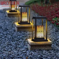 brother outdoor lawn lamp chinese classical led portable lighting waterproof ip65 for electricity home hotel villa garden decor