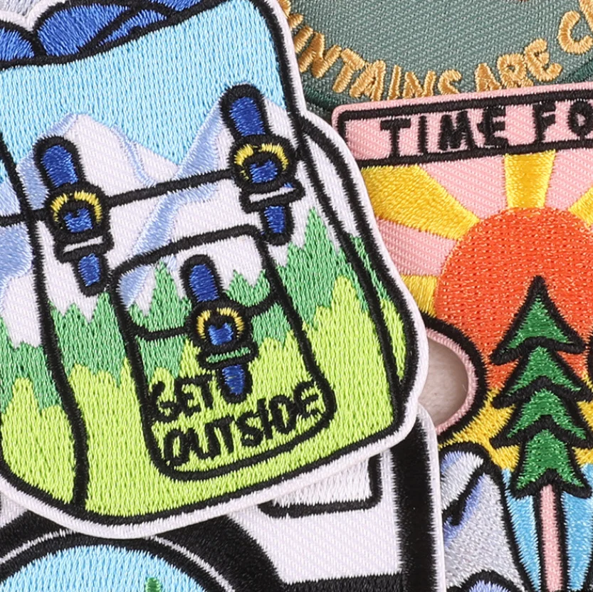 1 шт. уличные значки вышивка вышитая одежда шляпа сумка материал для ремонта