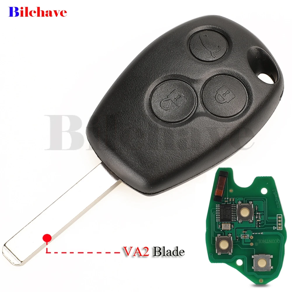 Jingyuqin 433 МГц 3 кнопки для Renault Trafic Vivaro Primastar Movano Dacia PCF7946 7947 7952E чип умный