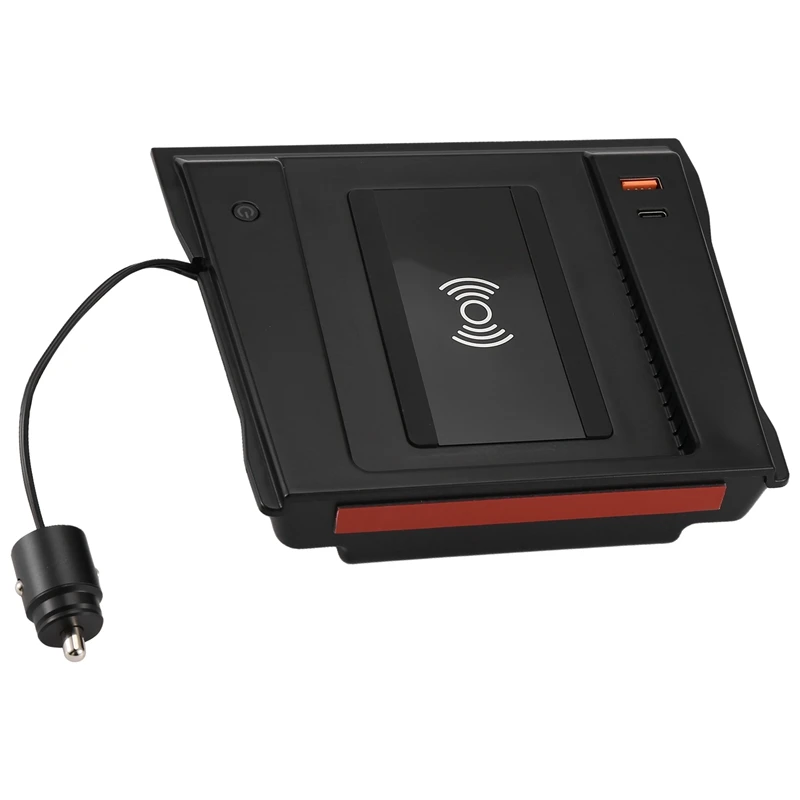 Автомобильное беспроводное зарядное устройство для Mitsubishi Pajero Sport 2021-2023 адаптер