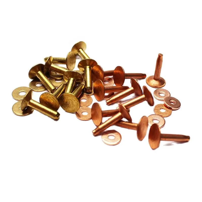 

Brass Copper Hose Saddlers Rivets With Washers