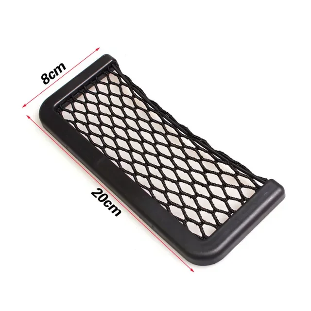 

Car Interior Storage Bag Net Bags Phone Pocket Organizer Car Seat Side Mesh Net Pouch For Wallets Keys Pens Auto Accessories