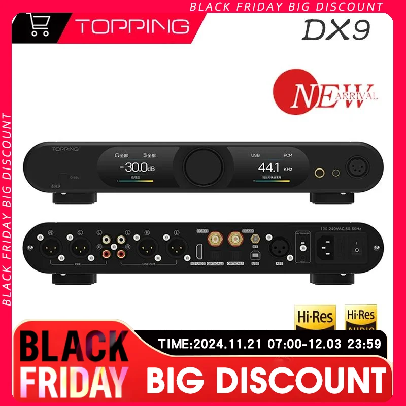TOPPING DX9 15-летие ЦАП и усилитель для наушников AK4499EQ