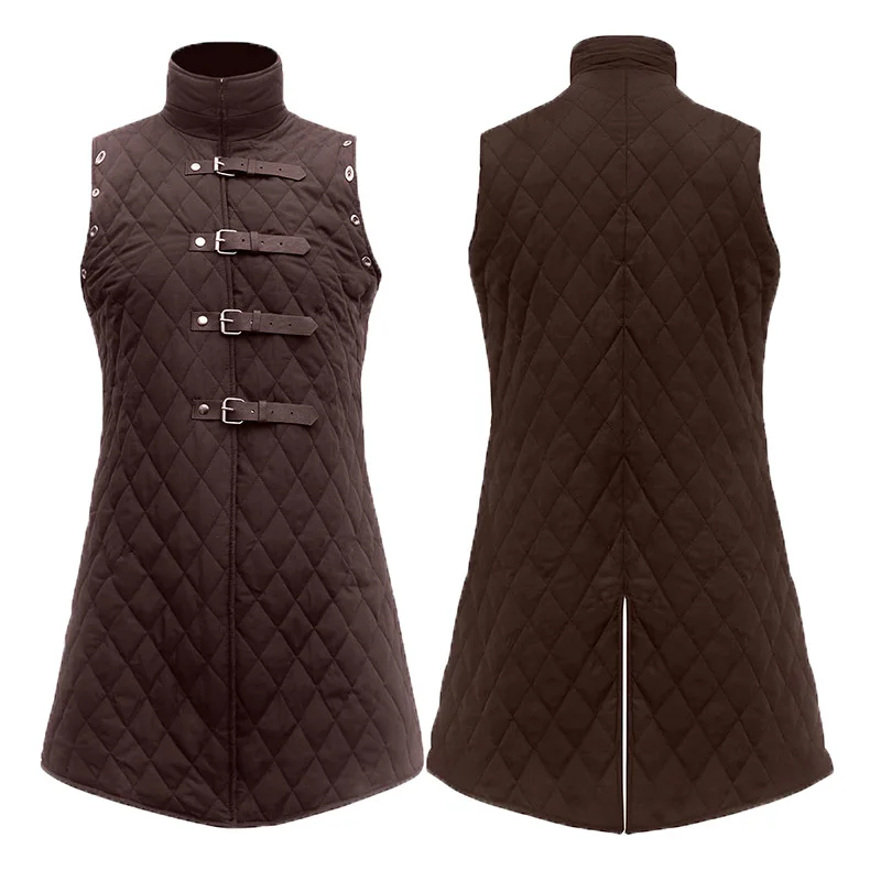 Костюм Gambeson армированный жилет Aketon пальто в средневековом стиле викингов яркий