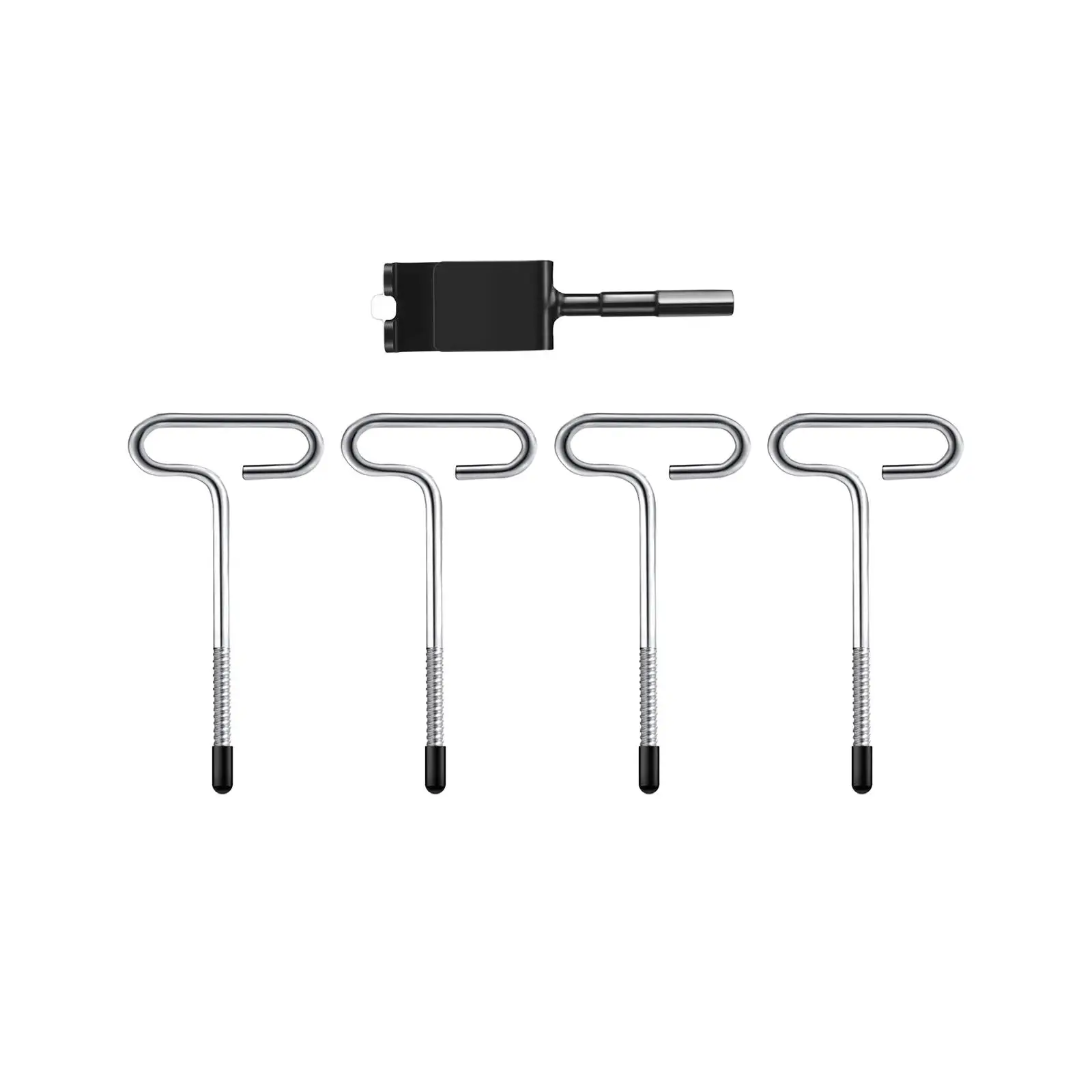 

Ice Fishing Anchor Tool Metal Ground Nails Sturdy for Fixing Ice Shelters