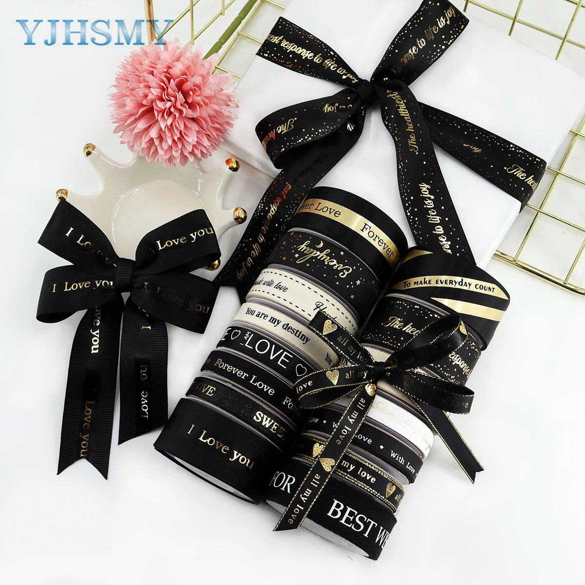 Decoration Ribbon Gift Wrapping, Valentine’s Day Diy Crafts Bow Knot Garland And Home Decoration