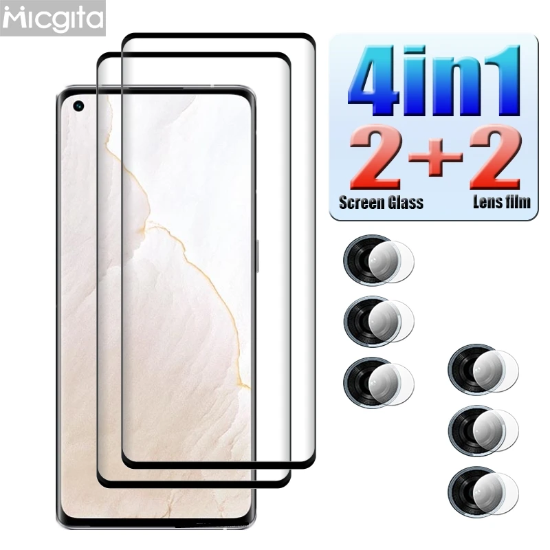 2 + для Realme GT Explorer Master защита экрана 9D изогнутое закаленное стекло мягкая