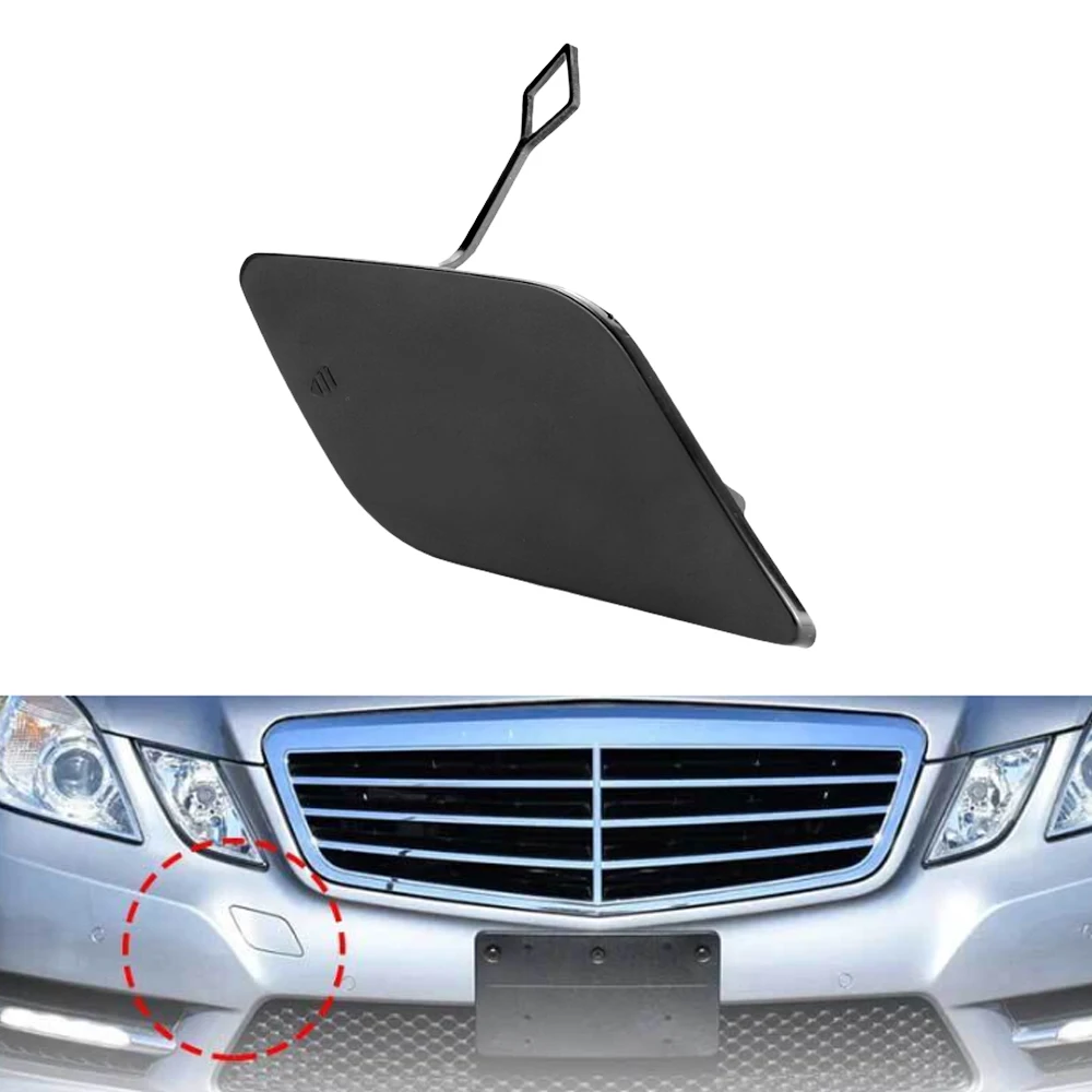 1 шт. черный передний бампер фаркоп крышка для проушины 2128850126 Для Mercedes-Benz E-класса