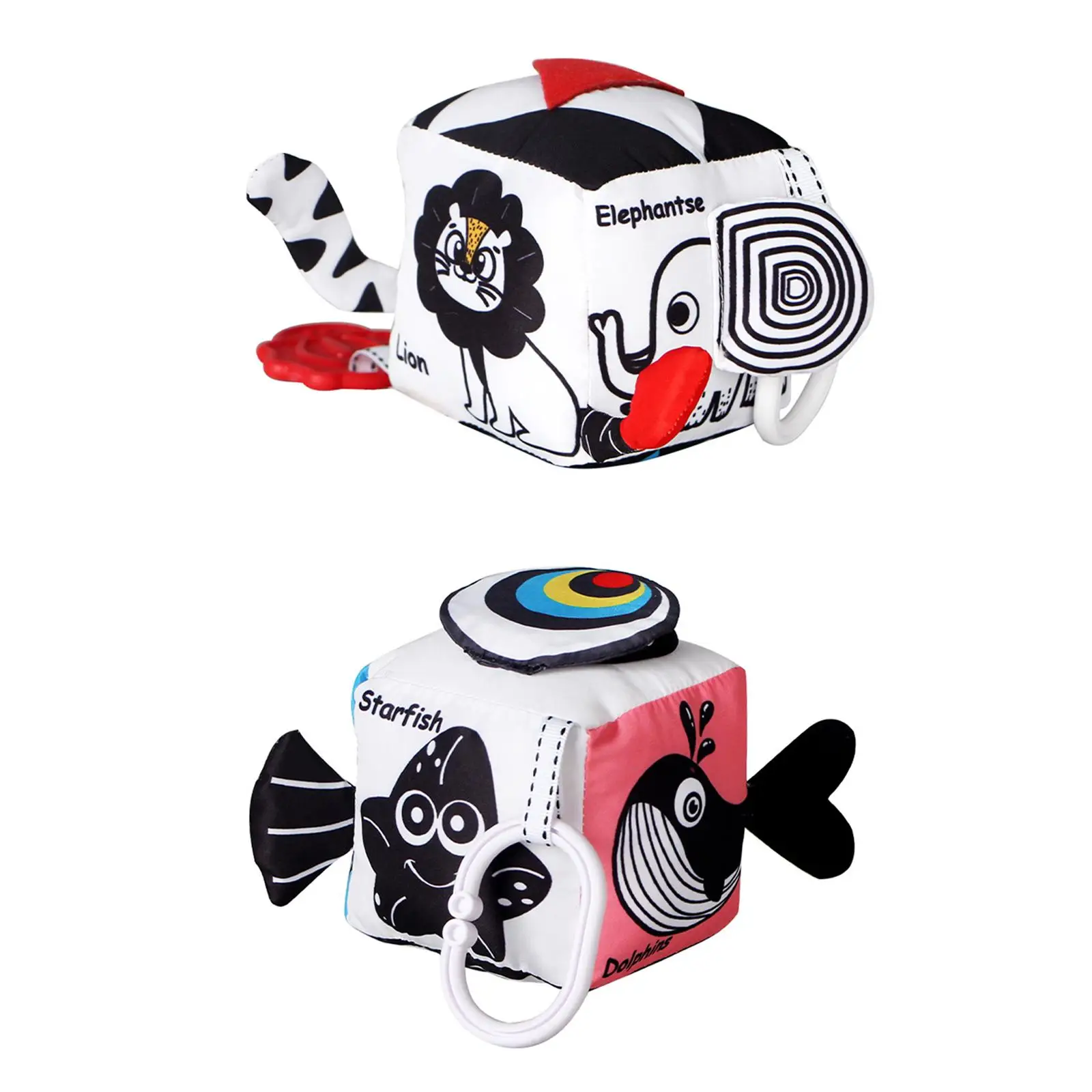 

Cartoon Animal Toddler Baby Rattle Early Educational Toys for Boys and Girls