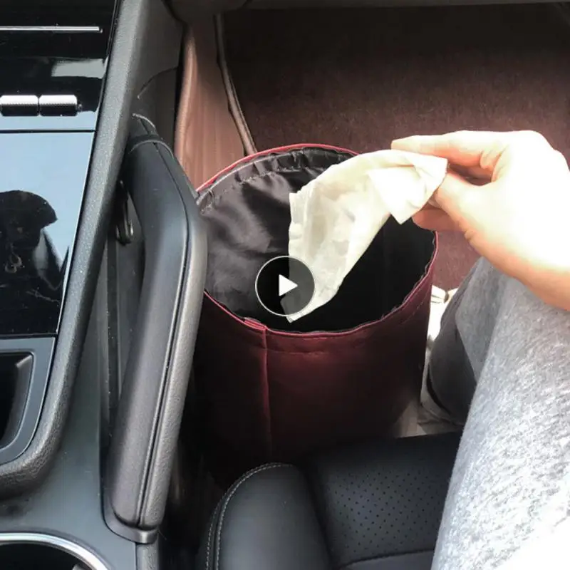 

Multifunctional Car-styling Can Rubbish Box High-capacity Car Trash Garbage Can Portable Practical Creative Universal Folding