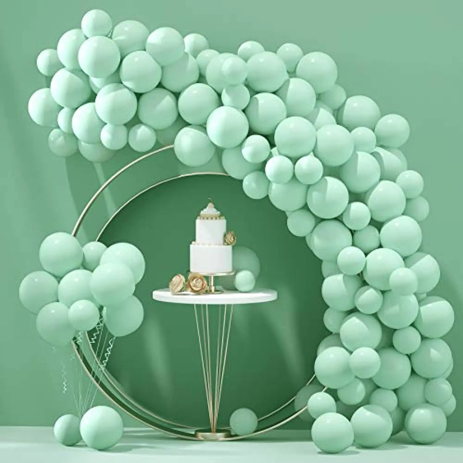 

Solid color balloon arch wedding birthday party balloon suit wedding room decoration engagement party arrangement