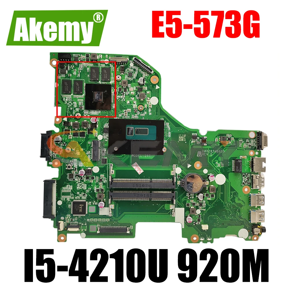

NOKTOION DA0ZRTMB6D0 NBMVM11006 NB.MVM11.006 для acer Aspire E5-573G, материнская плата для ноутбука GeForce 920M SR1EF