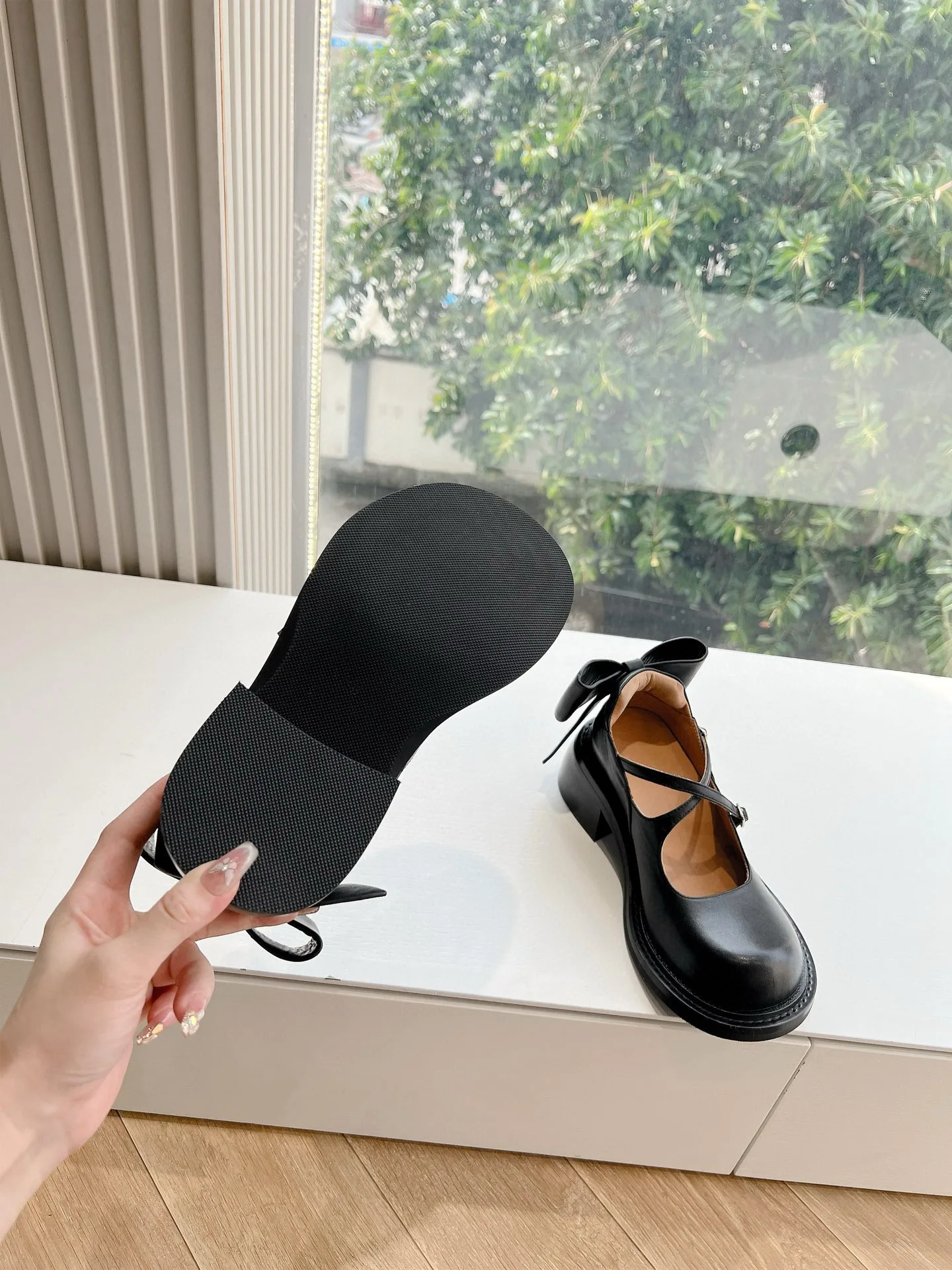 Женские Туфли Мэри Джейн универсальные туфли из натуральной кожи на толстом