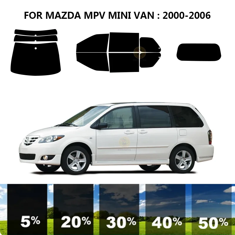 

Нанокерамическая Автомобильная УФ-пленка Precut для окон, автомобильная пленка для окон для MAZDA MPV MINI VAN 2000-2006