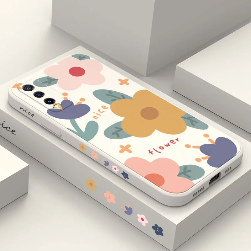 

Warm Flowers Case For VIVO Y20 Y20i Y20S Y30 Y33T Y35 Y76 Y22 Y11 Y12 Y12S Y15 Y21 Y21T V25E V25 V23 V23E V21 V20 Pro 4G 5G