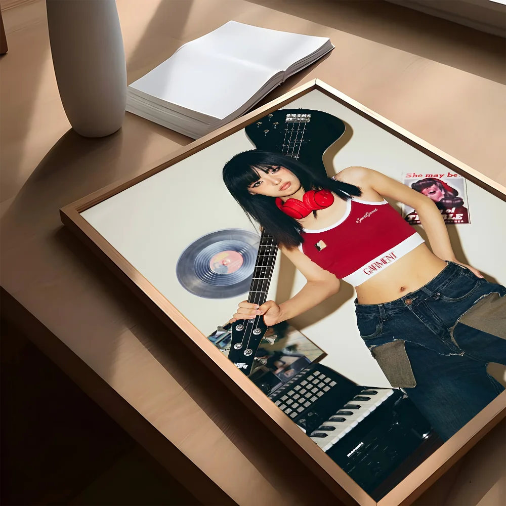 1 Шт. Kpop N-newjeans Ретро Наклейки Клейкая Крафт-бумага Плакат Для Домашнего Декора