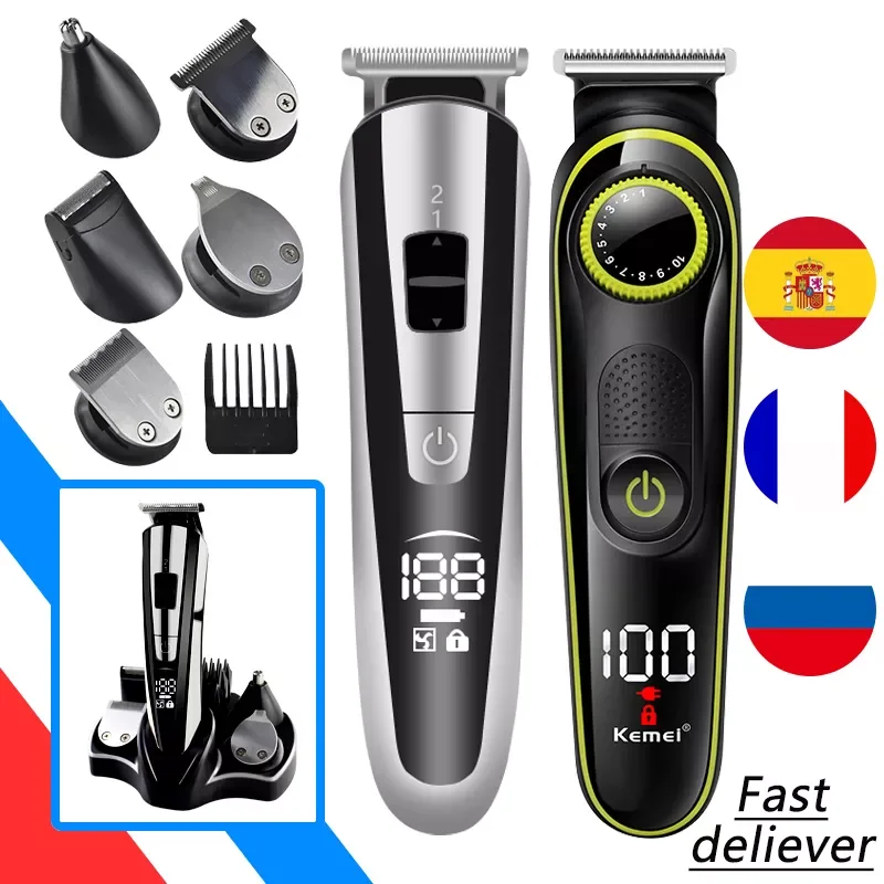 

Grooming kit Hair trimmer electric clipper hair cutting machine professional trimmer shaving beard 11in1 set for men trimer 5