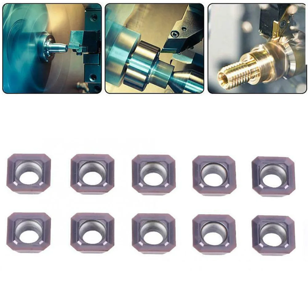 

10PCS SEHT1204AFSN-X45 PC9035 SEHT43AFSN-X45 Square Milling Cutter Inserts CNC Turning Mechanical Lathe Machine Woodwork Tool