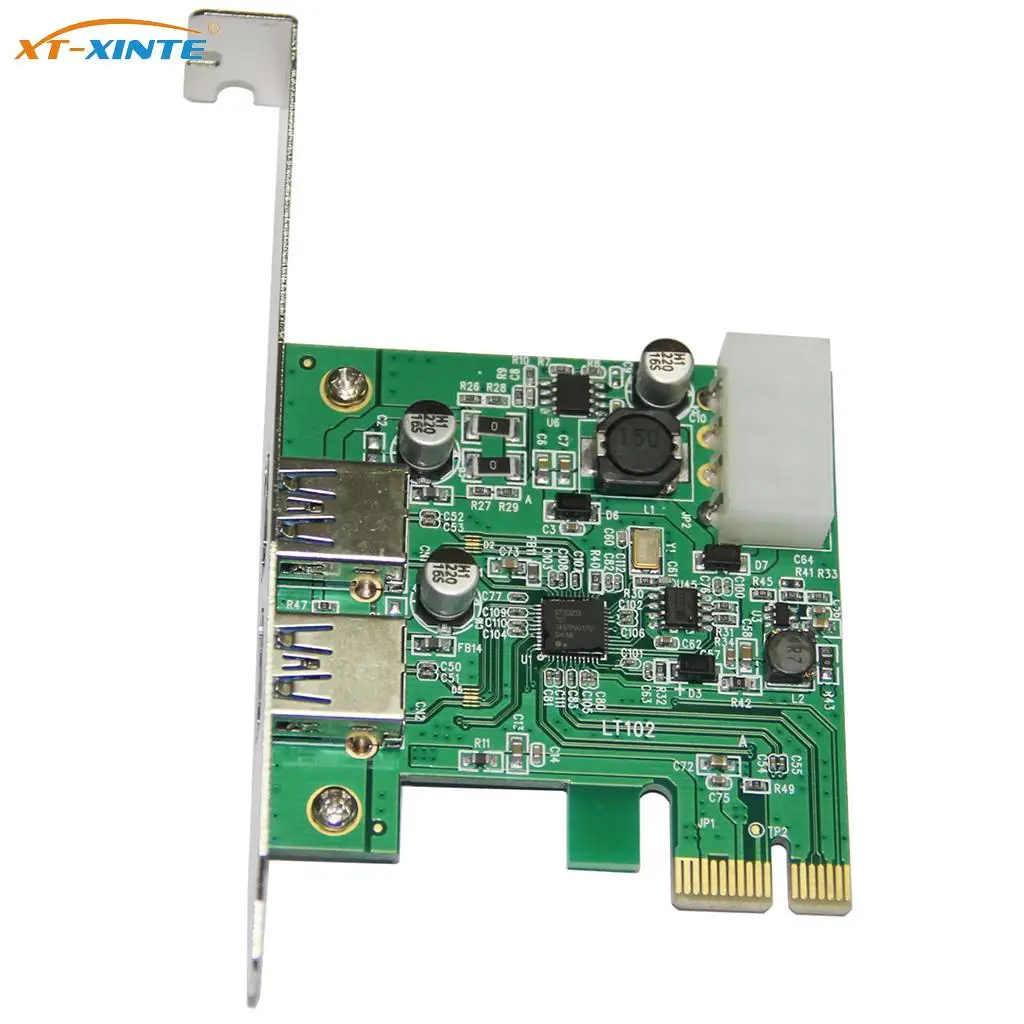 

PCIE USB3.0 Extension Card for Desktop PCI-E to 2 Port USB3.0 Adapter Card Converter