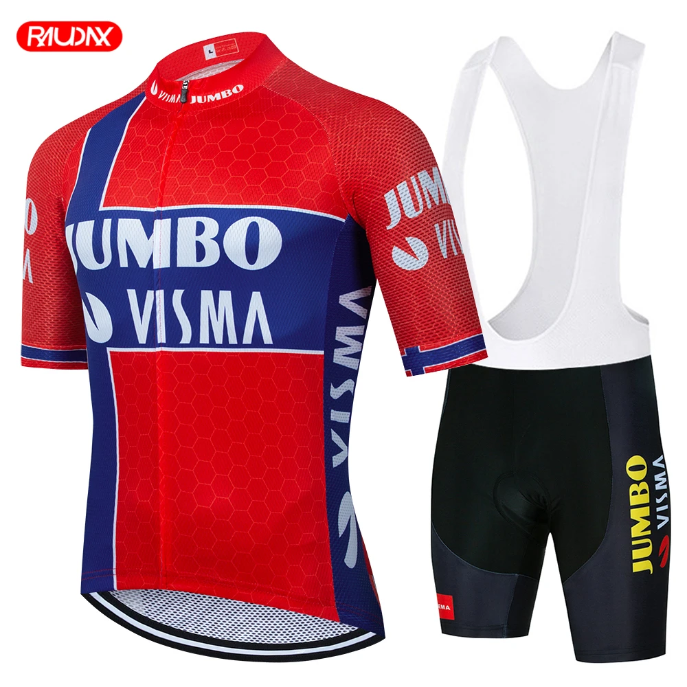 

Мужской комплект одежды для велоспорта Jumbo Visma, дышащая майка с защитой от УФ-лучей, 2023