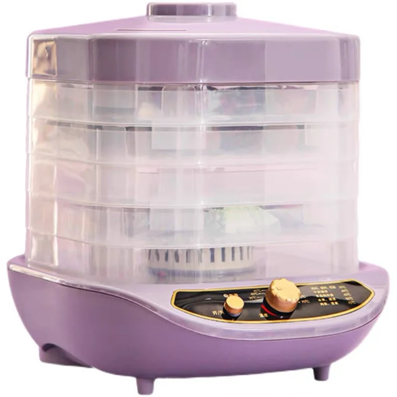 

220V Dried Fruit Vegetables Herb Meat Machine Household MINI Food Dehydrator Pet Meat Dehydrated 3/5 trays Snacks Air Dryer EU