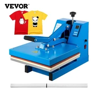 vevor heat press machine 15 x 15 inch intelligent digital display sublimation transfer printing power 1400w for t shirts cloth