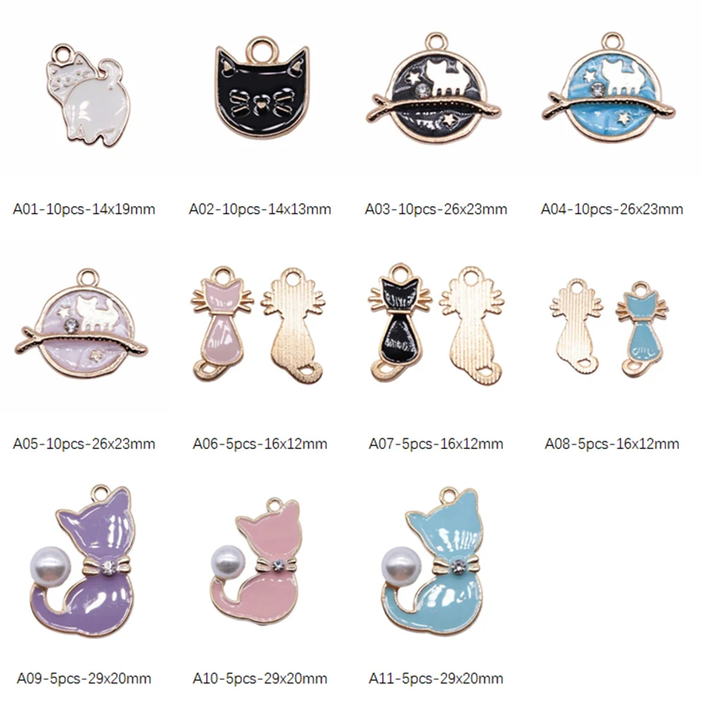 

Подвески с капающей кошкой для изготовления ювелирных изделий, аксессуары для декора «сделай сам»