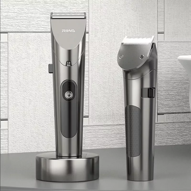

Youpin RIWA RE-6305 Washable Rechargeable Hair Clipper Professional Barber Trimmer With Carbon Steel Cutter Head