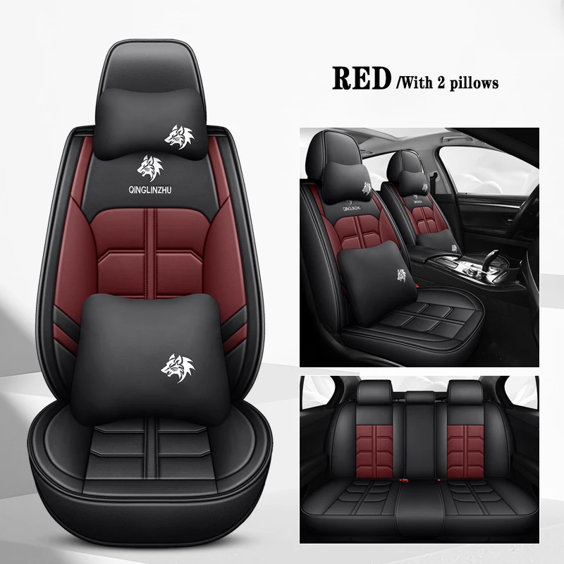 

WZBWZX Leather Car Seat Cover for Genesis GV70 GV80 GV90 G70 G80 car accessories Car-Styling 5 seat car model 5 seats