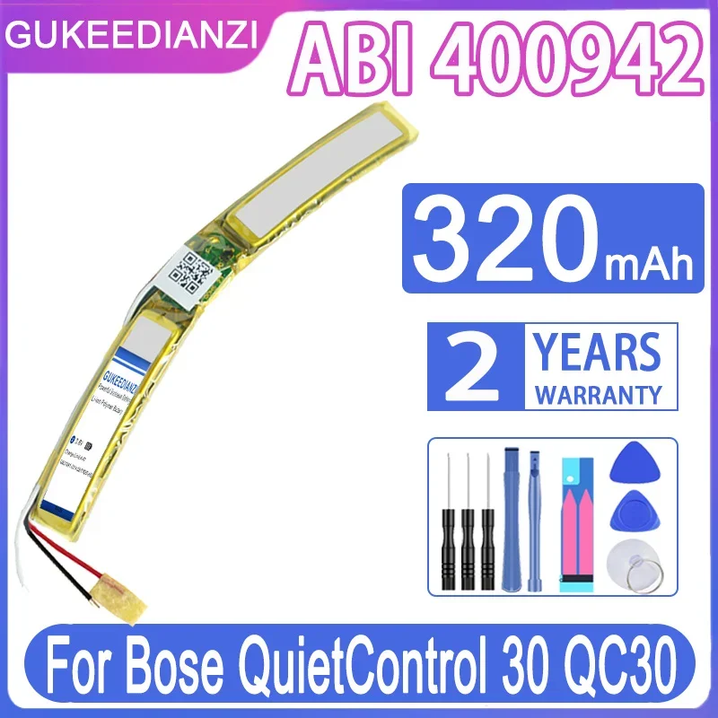 Аккумулятор GUKEEDIANZI ABI 400942 320 мАч для Bose QuietControl 30 QC30