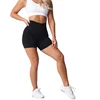 NVGTN Spandex Solid Seamless Shorts Women Soft Workout Tights Fitness Outfits Yoga Pants Gym Wear 2