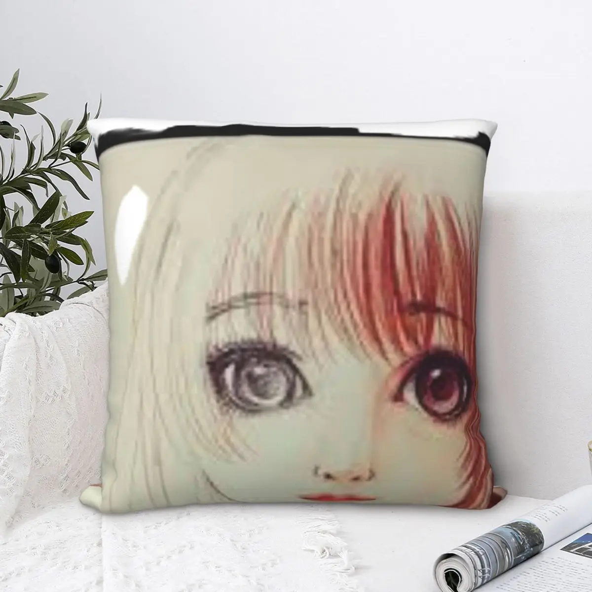 

Jimmy Kudo Kaito Square Pillowcase Polyester Pillow Cover Velvet Cushion Zip Decorative Comfort Throw Pillow For Home Bedroom
