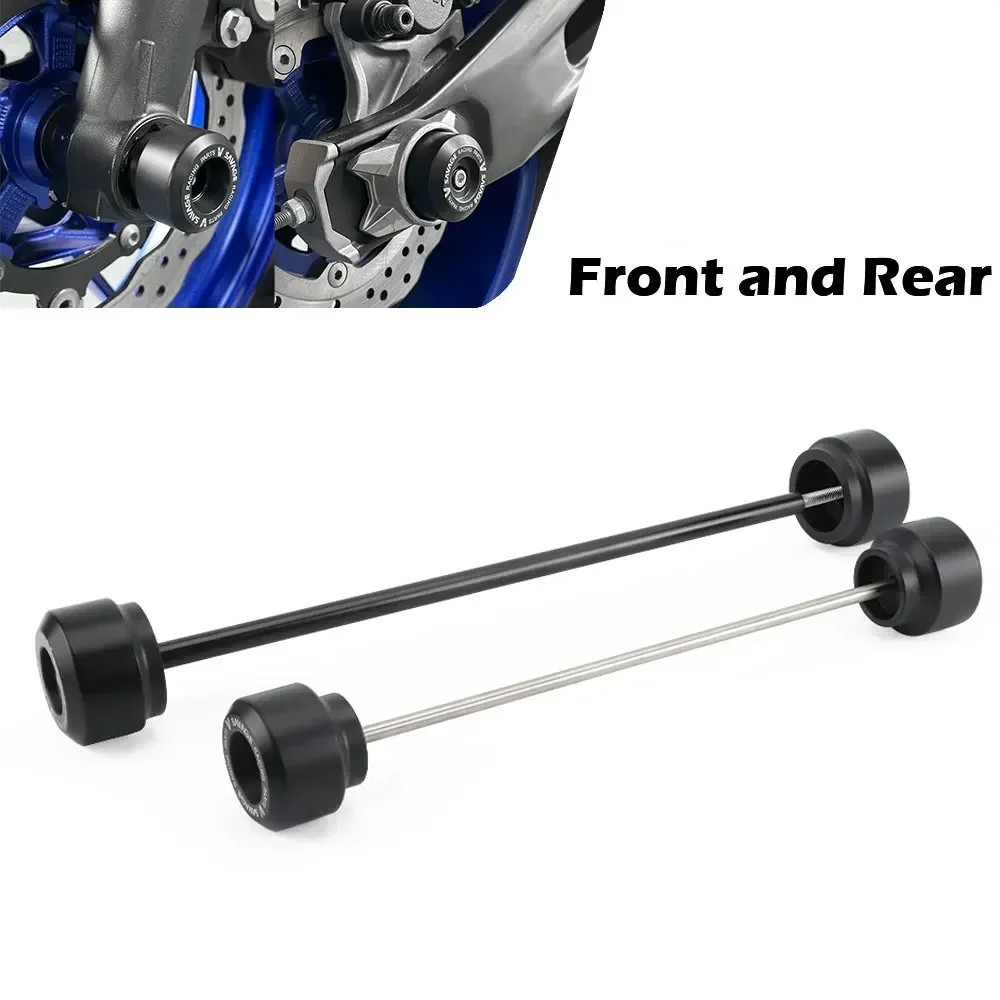 

Слайдер рамы MT07 2024, слайдер переднего и заднего колеса для Yamaha MT-07 FZ-07 2014-2025 MT 07, подставка для катушки маятника FZ07, слайдеры Crash