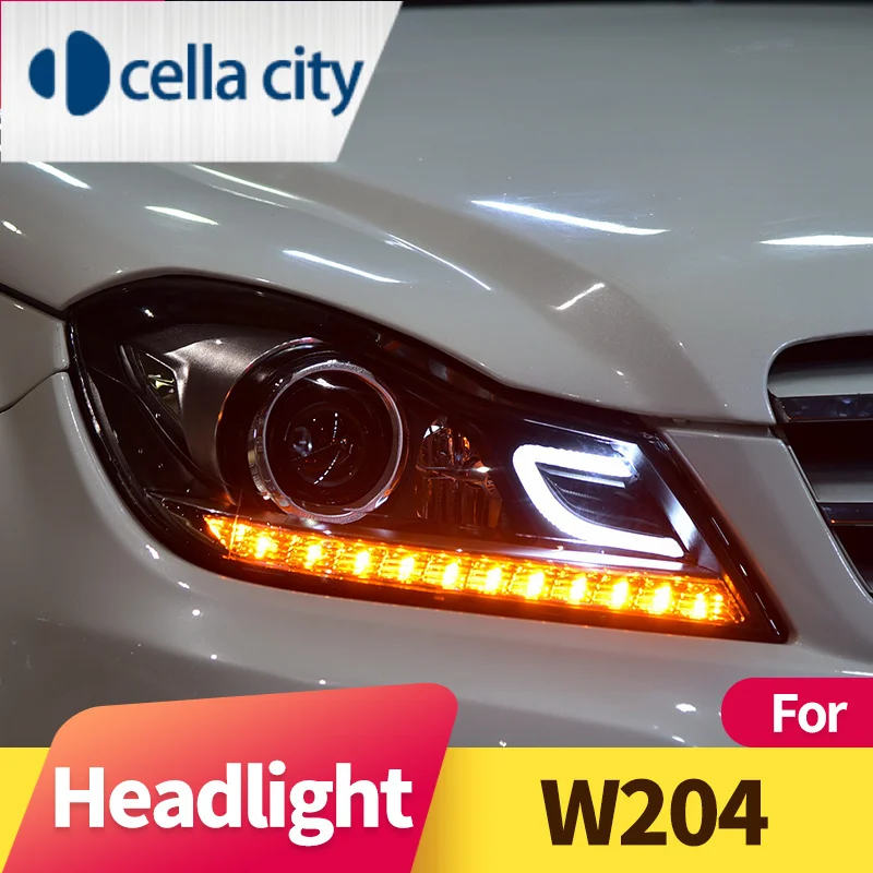 Фара в сборе для Mercedes-Benz C-Class W204 2011-2013 C180 C200 C260
