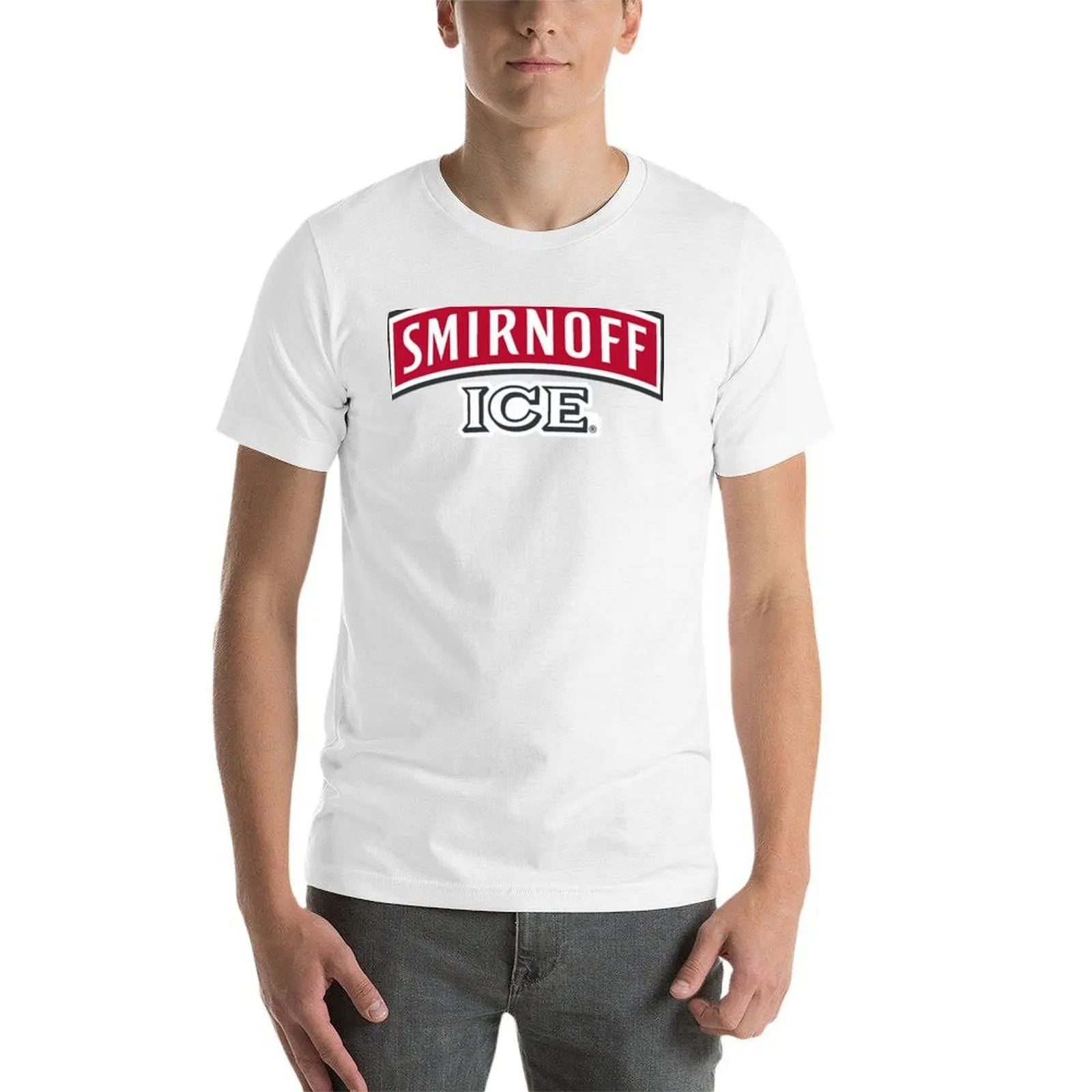 Фото Футболка с логотипом Smirnoff Ice, дышащая футболка большого размера №3
