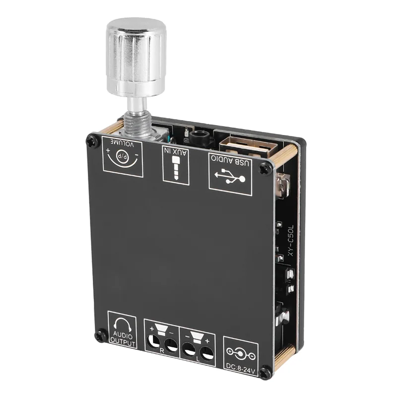 XY-C50L MINI Bluetooth 5 0 беспроводной аудио цифровой усилитель мощности стереоплата 50Wx2 3